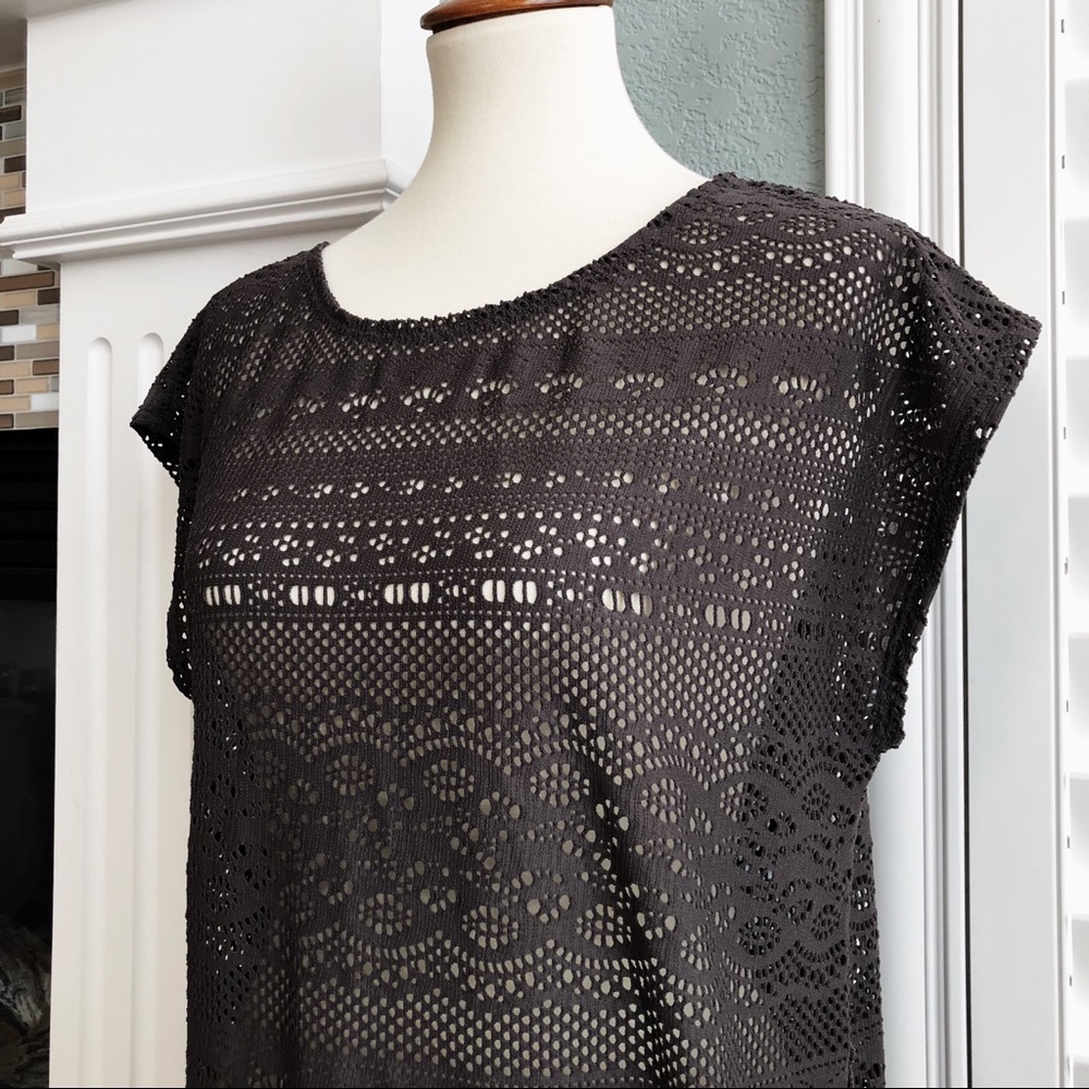 SOLD ღ brown sundress / coverup